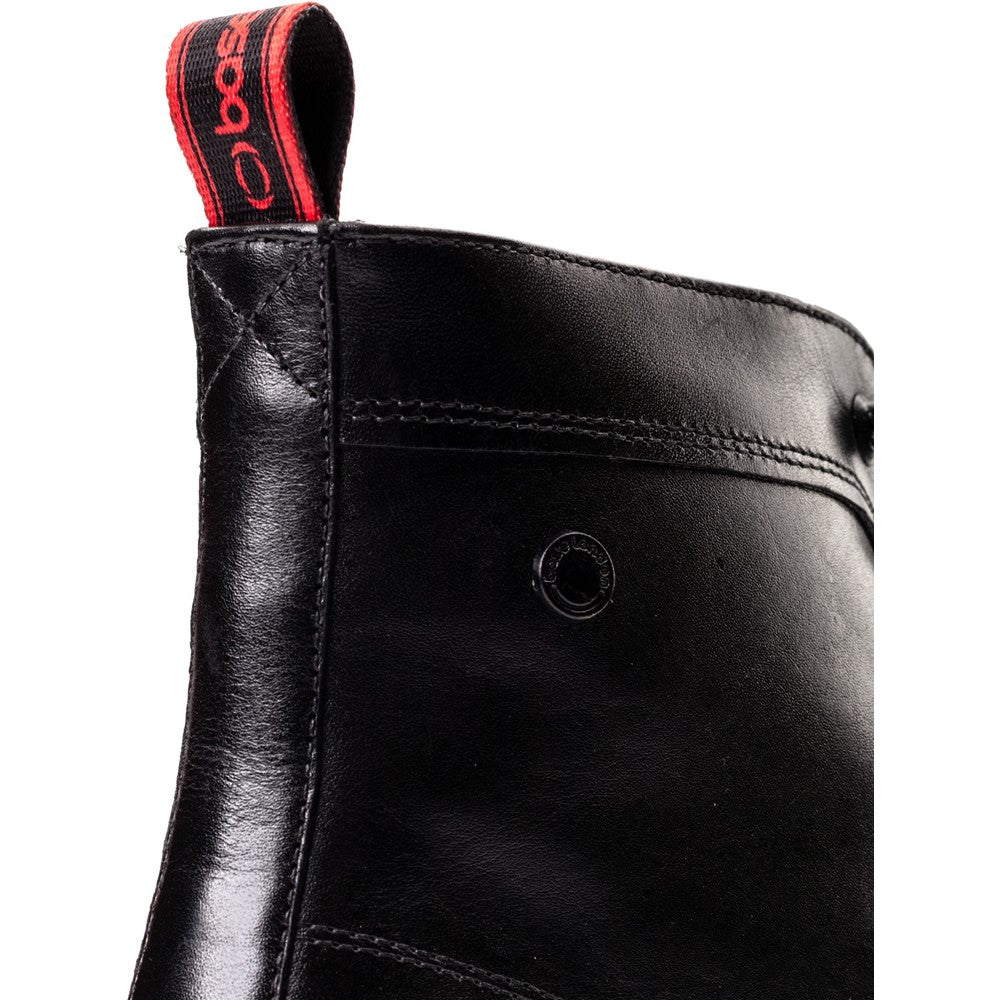 Plymouth Waxy Toe Cap Boots Black