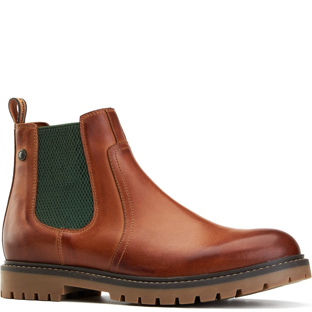 Zinc Pull Up Chelsea Boots Tan